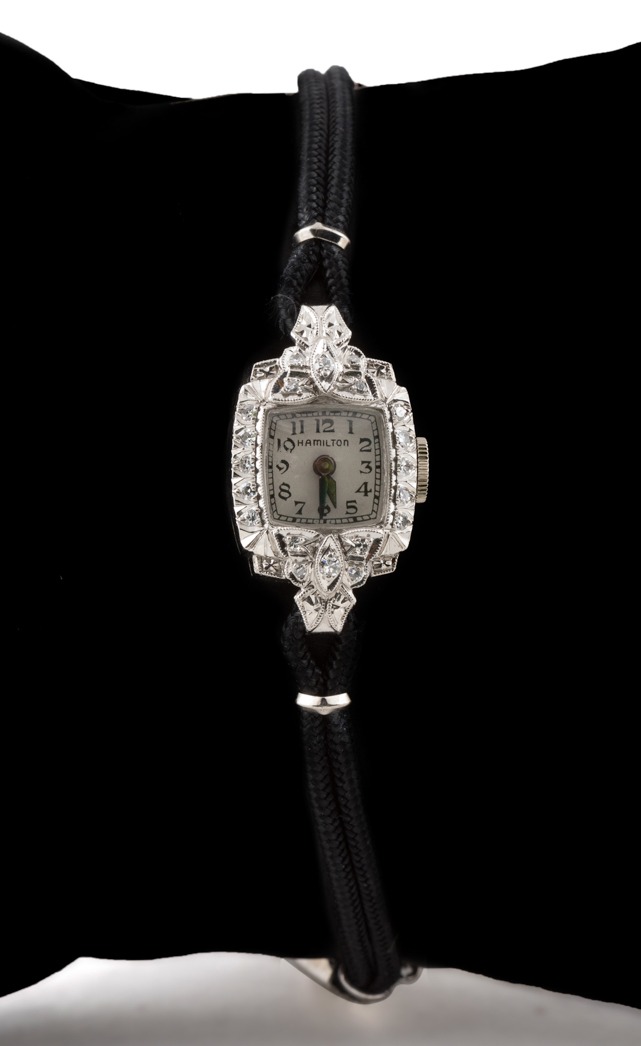 LADIES HAMILTON PLATINUM &