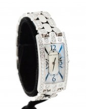 LADIES' HARRY WINSTON 18K WG D