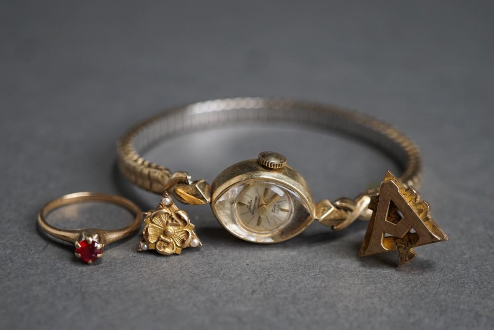LADIES' JULES JURGENSEN 14-KARAT