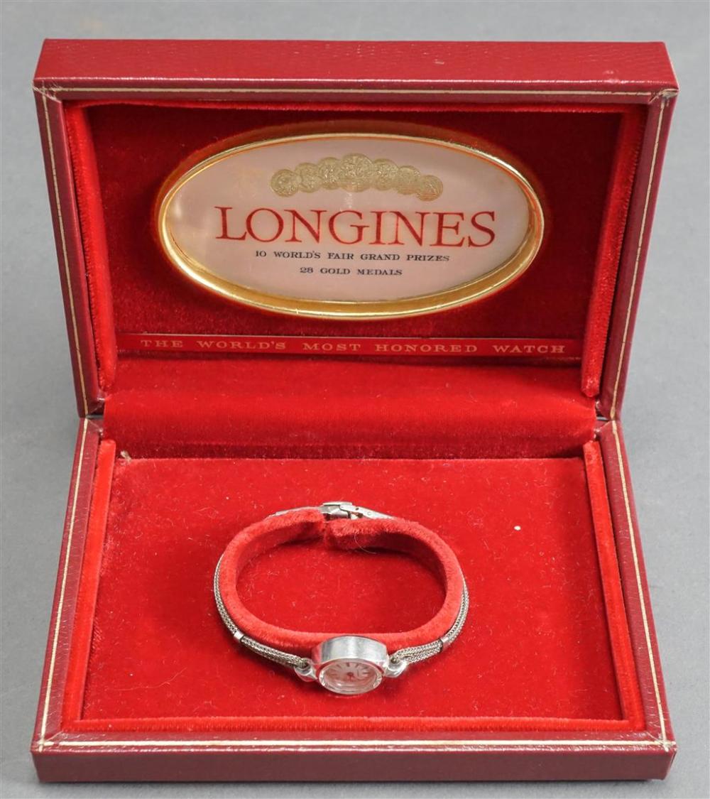 LADIES' LONGINES 14-KARAT