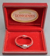 LADIES' LONGINES 14-KARAT WHIT