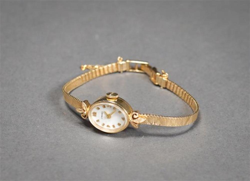 LADIES LONGINES 14-KARAT