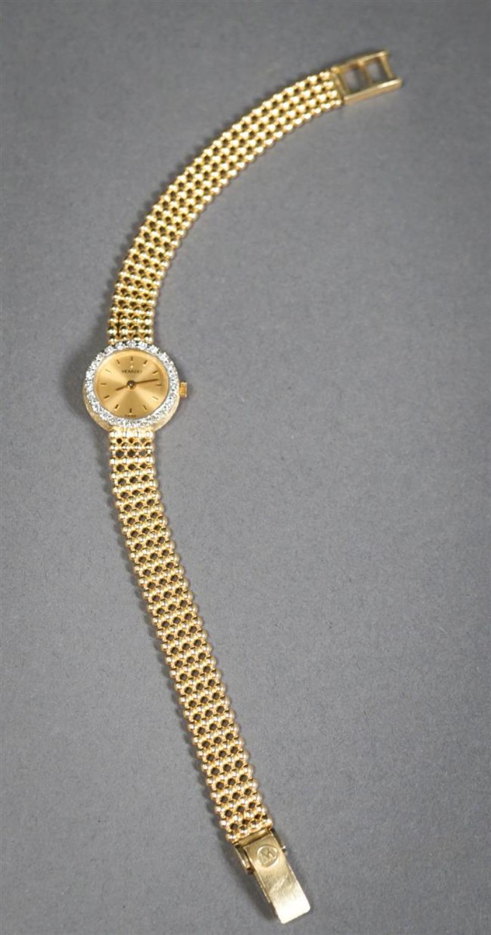 LADIES' MOVADO 14-KARAT YELLOW-GOLD