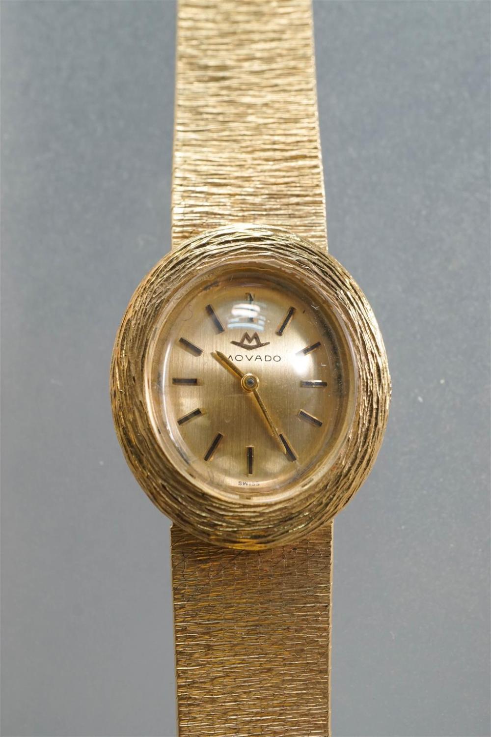 LADIES' MOVADO 18-KARAT YELLOW-GOLD