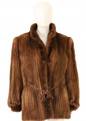 LADIES NATURAL MINK JACKET Lad