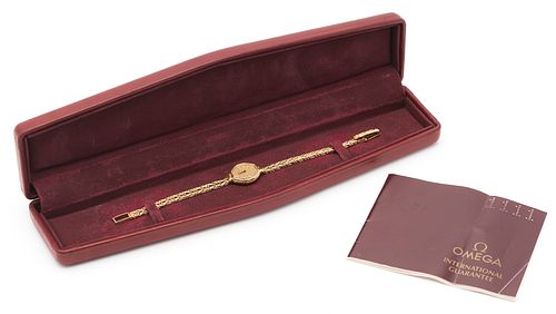 LADIES' OMEGA 18K WRIST