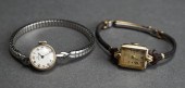 LADIES OMEGA AND ESKA 14-KARAT