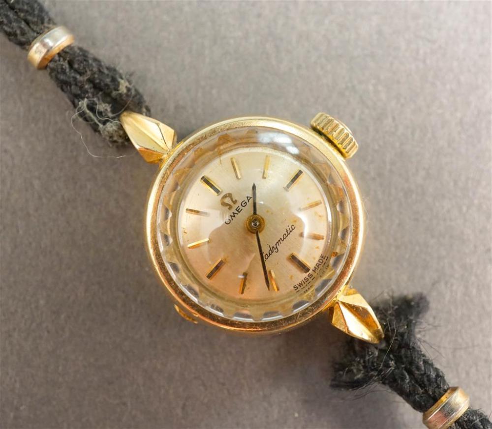 LADIES' OMEGA LADYMATIC 14-KARAT