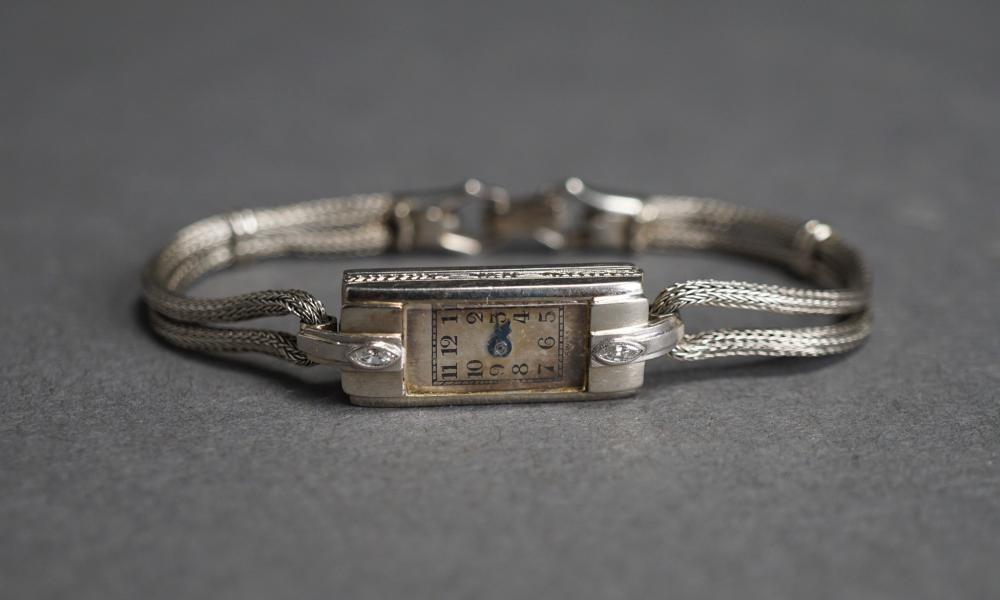 LADIES PLATINUM AND 18-KARAT