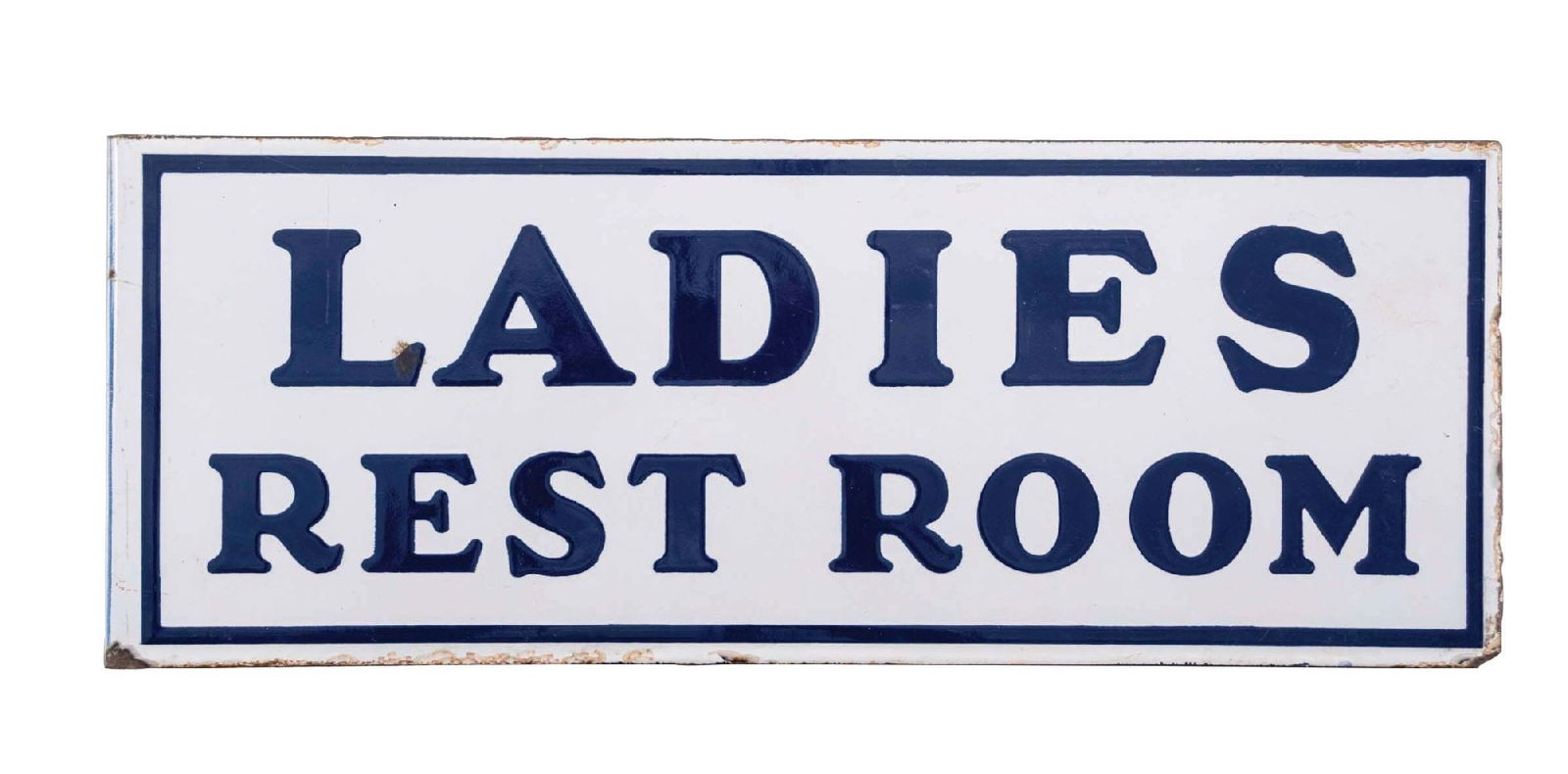 LADIES RESTROOM FLANGE SIGNDSP. A