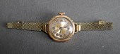 LADIES' ROLEX 9-KARAT ROSE-GOL