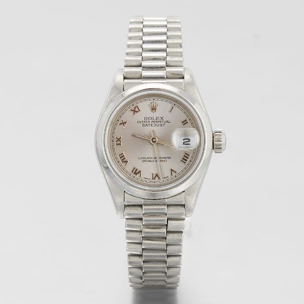 LADIES’ ROLEX 950 PLATINUM OYSTER