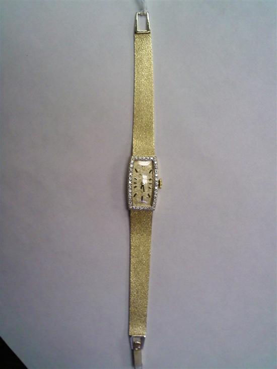 LADIES ROLEX WRIST WATCH. 14k