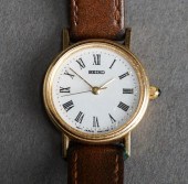 LADIES SEIKO 14-KARAT YELLOW-G