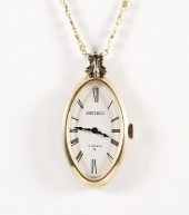 LADIES SEIKO 17 JEWELS NECKLAC