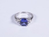 LADIES TANZANITE AND DIAMOND R