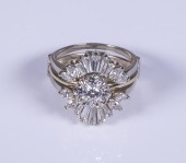 LADIES VINTAGE 14K GOLD TWO PA
