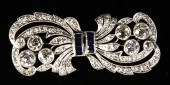 Ladies Vintage Platinum Diamon