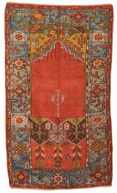 LADIK PRAYER RUG, TURKEY, EARL