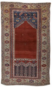 LADIK PRAYER RUG, TURKEY, EARL
