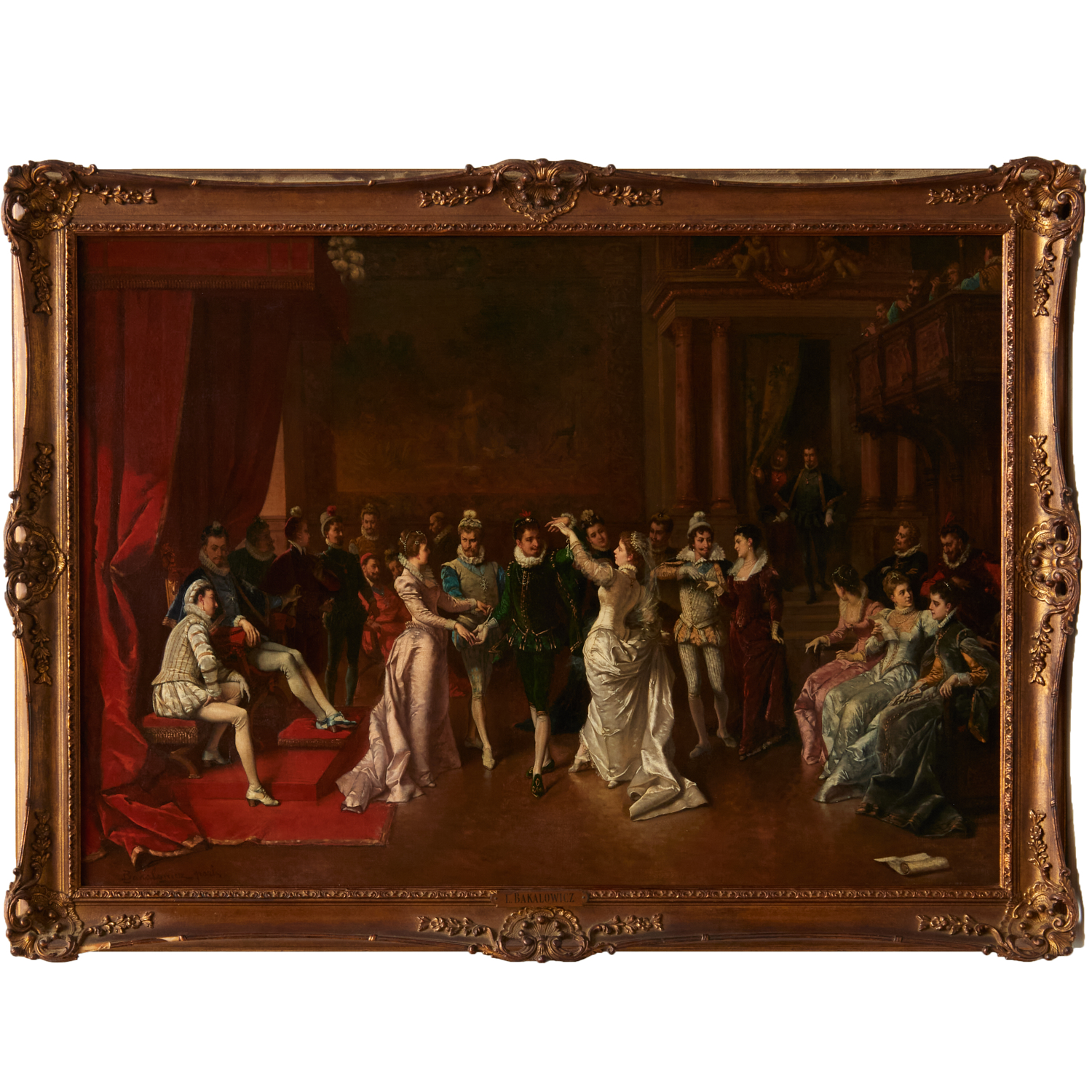 LADISLAUS BAKALOWICZ, LARGE OIL