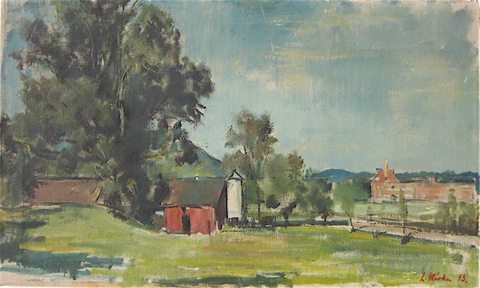 LADISLAV HLAVKA OIL ON CANVAS