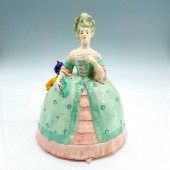 LADY AND BLACKAMOOR LIDDED POW