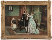Lady and girl dressing a gentl