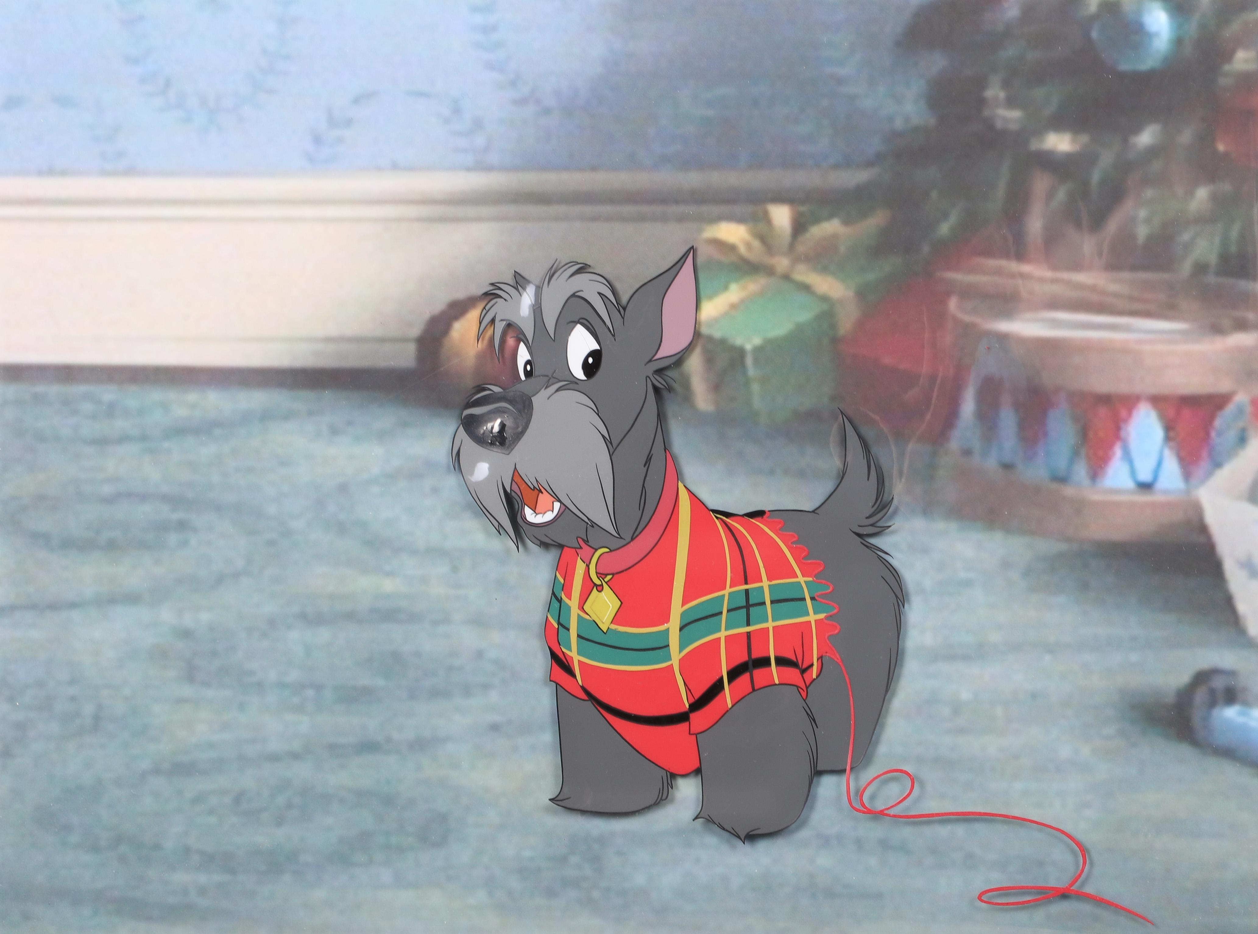 Lady and the Tramp production cel