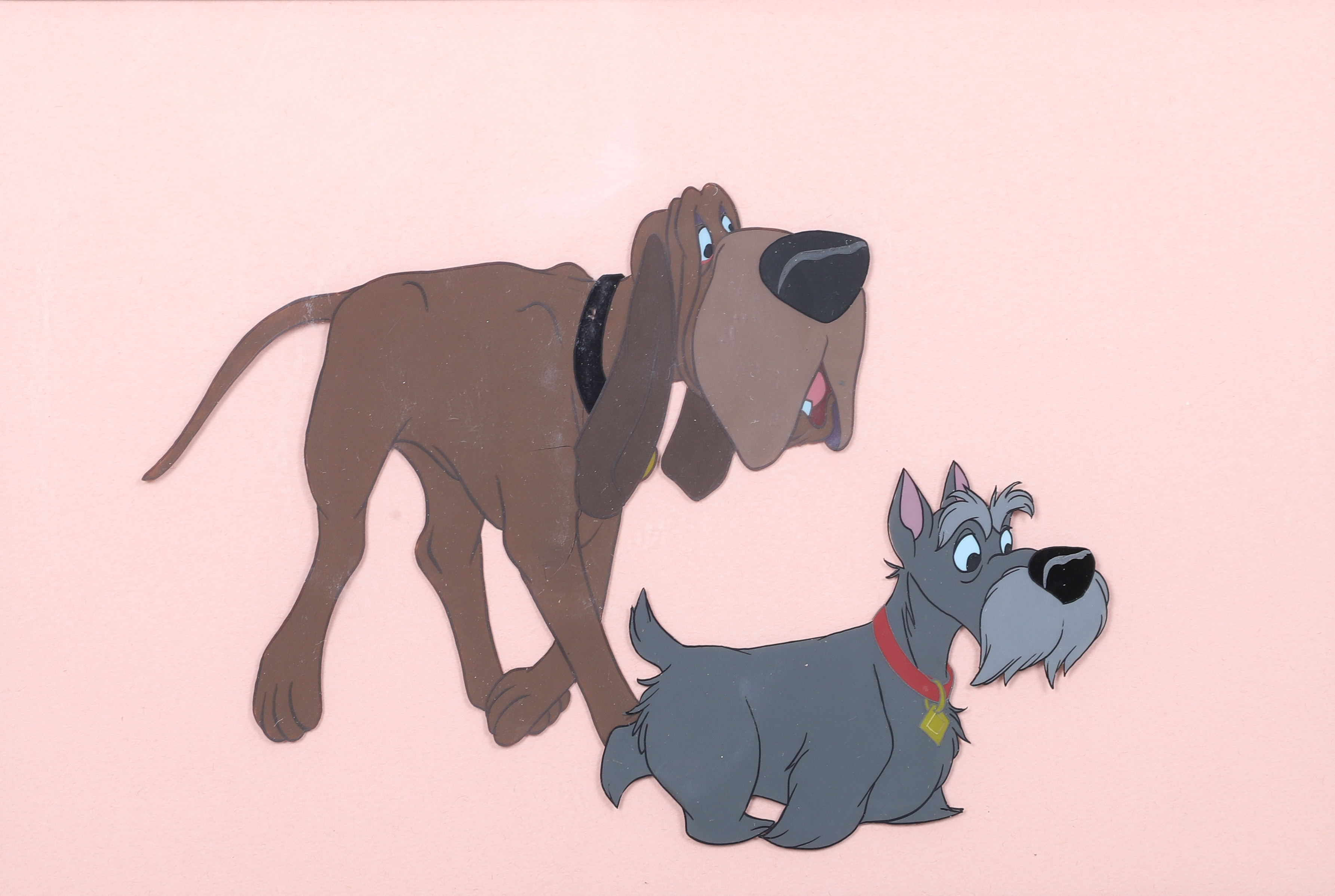 Lady and the Tramp production cel
