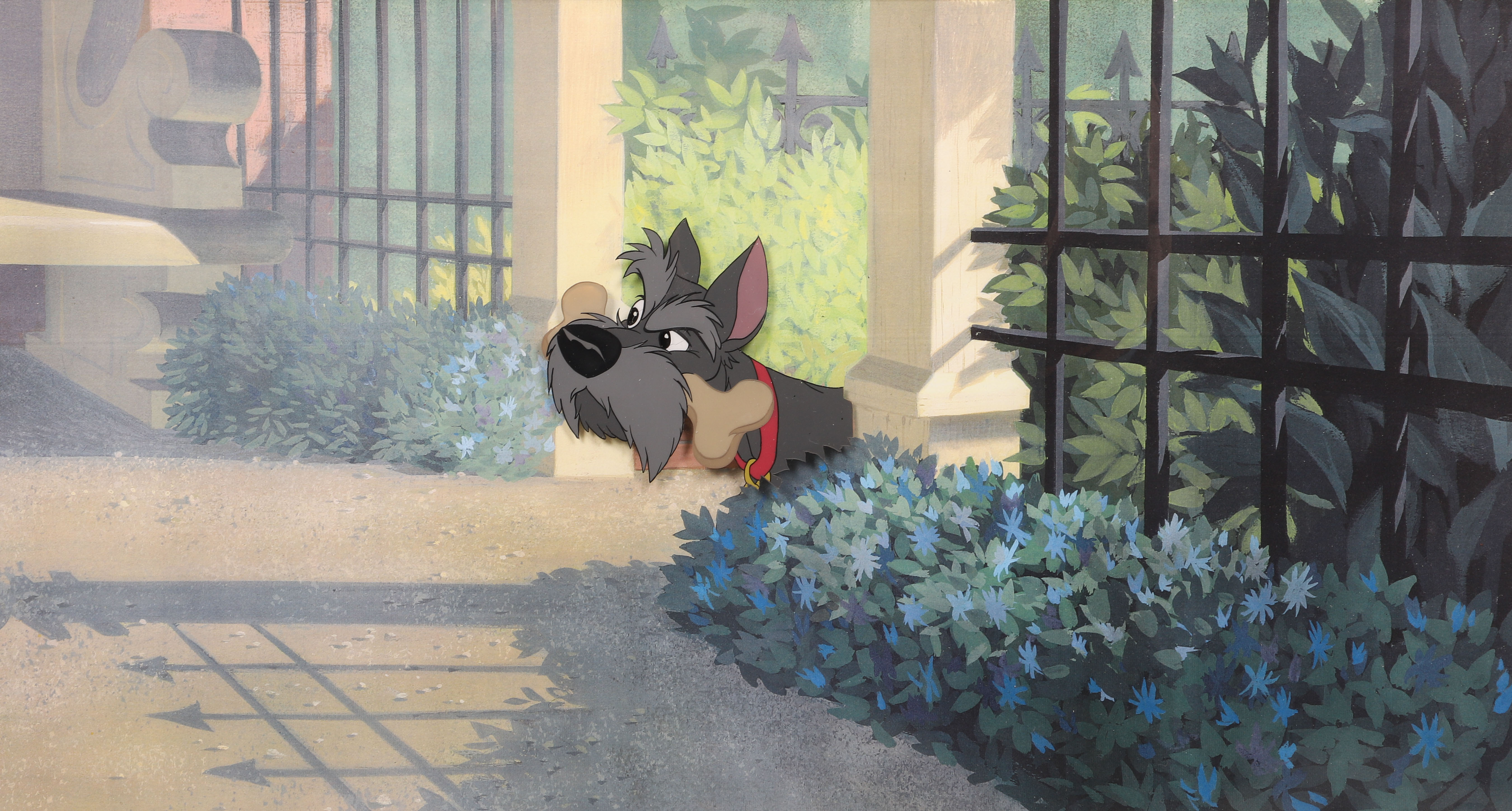 Lady and the Tramp production cel