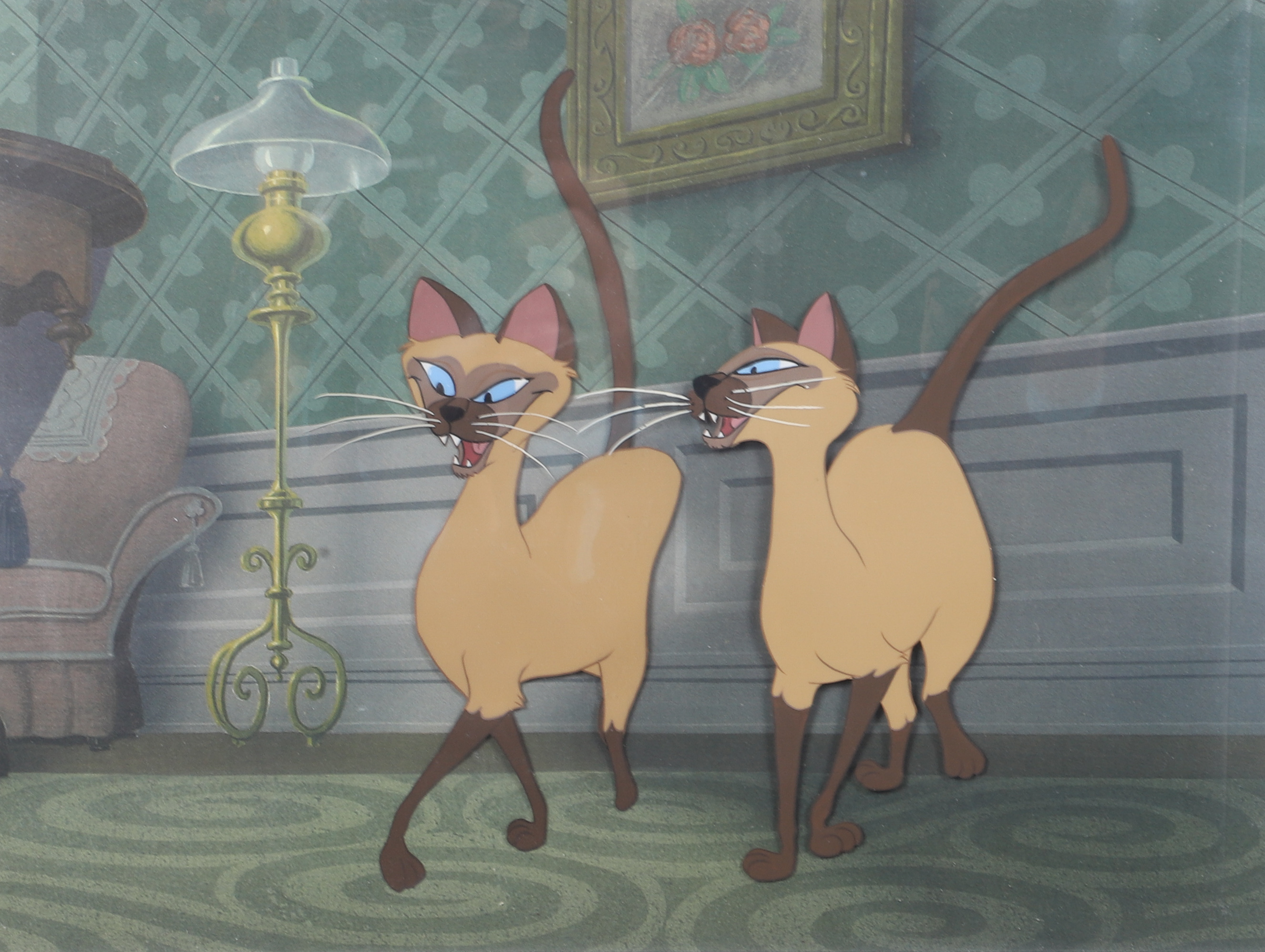 Lady and the Tramp production cel