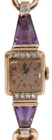 LADY ELGIN 14KT ROSE GOLD &