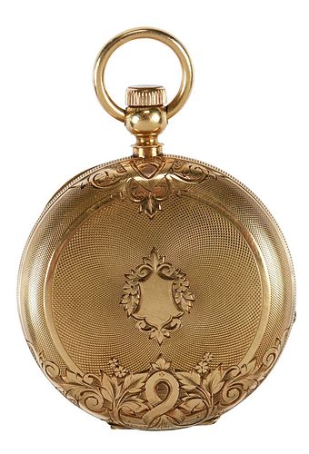 LADY ELGIN 18KT. POCKET WATCH43mm