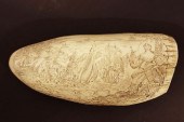 LADY LIBERTY ANTIQUE SCRIMSHAW