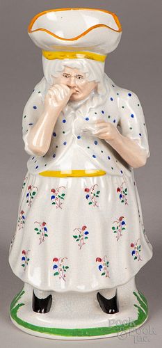 LADY SNUFF TAKER FIGURAL TOBY