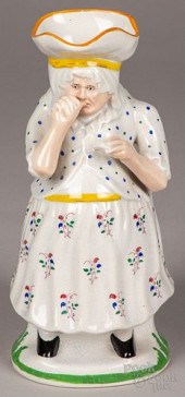 LADY SNUFF TAKER FIGURAL TOBY