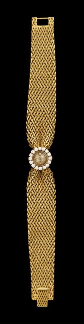 Lady's 14 karat gold wristwatc