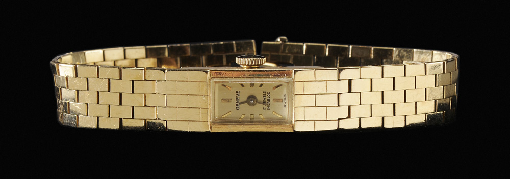 Lady's 14 kt. Gold Watch dial
