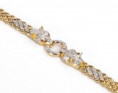 LADY'S 14K GOLD AND DIAMOND &