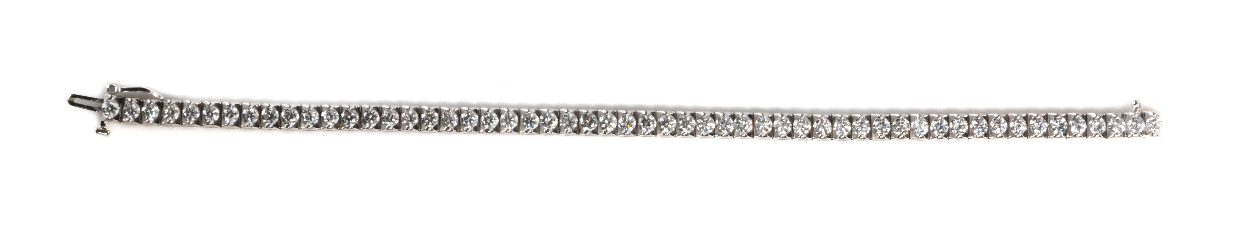 LADY'S 14K GOLD & DIAMOND TENNIS