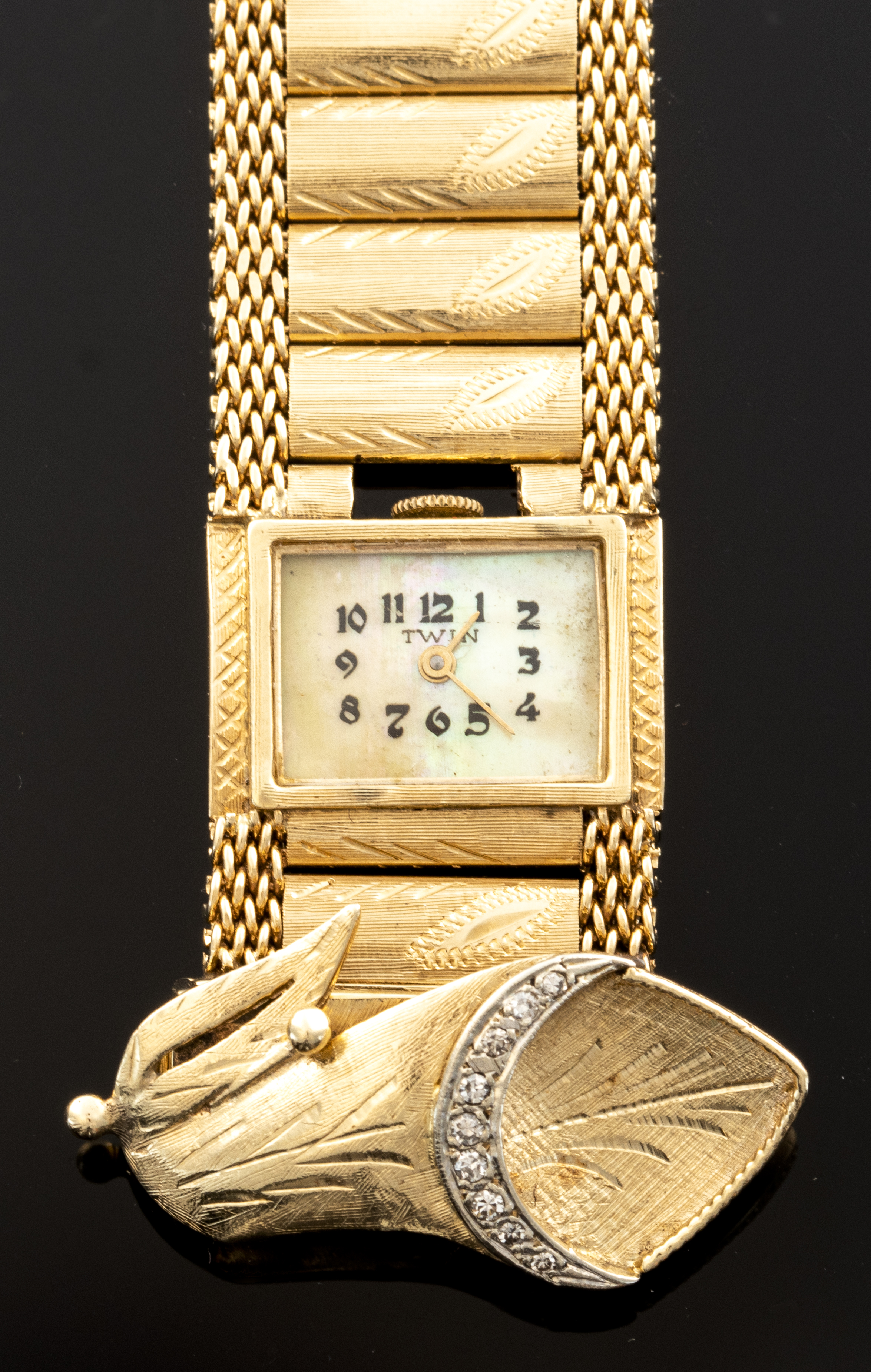LADY'S 14K GOLD & DIAMOND