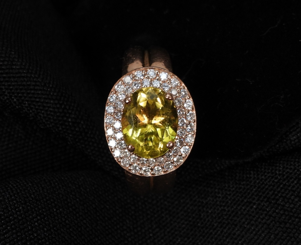 LADY'S 14K ROSE GOLD DIAMOND &