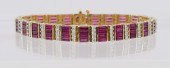Lady's 14k Ruby and Diamond Co
