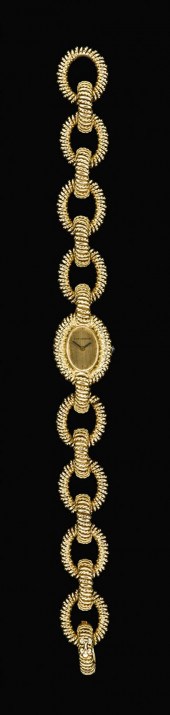 Lady's 18 karat yellow gold wr