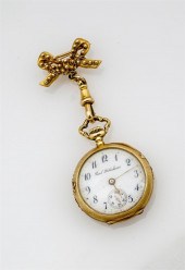 LADY'S 18-KARAT YELLOW-GOLD AN
