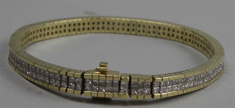 LADY'S 18K YELLOW GOLD AND