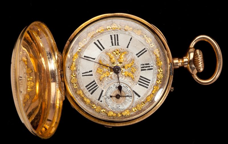 Lady's 18KT Gold Pocket Watch