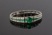LADY'S ART DECO PLATINUM, 4.55
