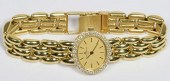 LADY'S BAUME MERCIER 18K DIA W